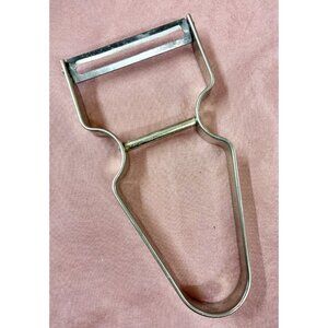 VTG Mid-Century Vegetable Potato Peeler RARE MODEL Steel Handheld Manual #t